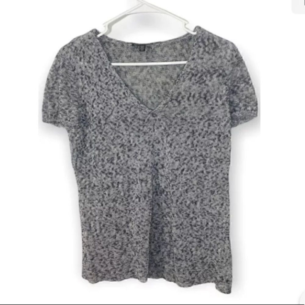 Eileen Fisher Space-Dyed Italian Knit Cord Top, Women's Small